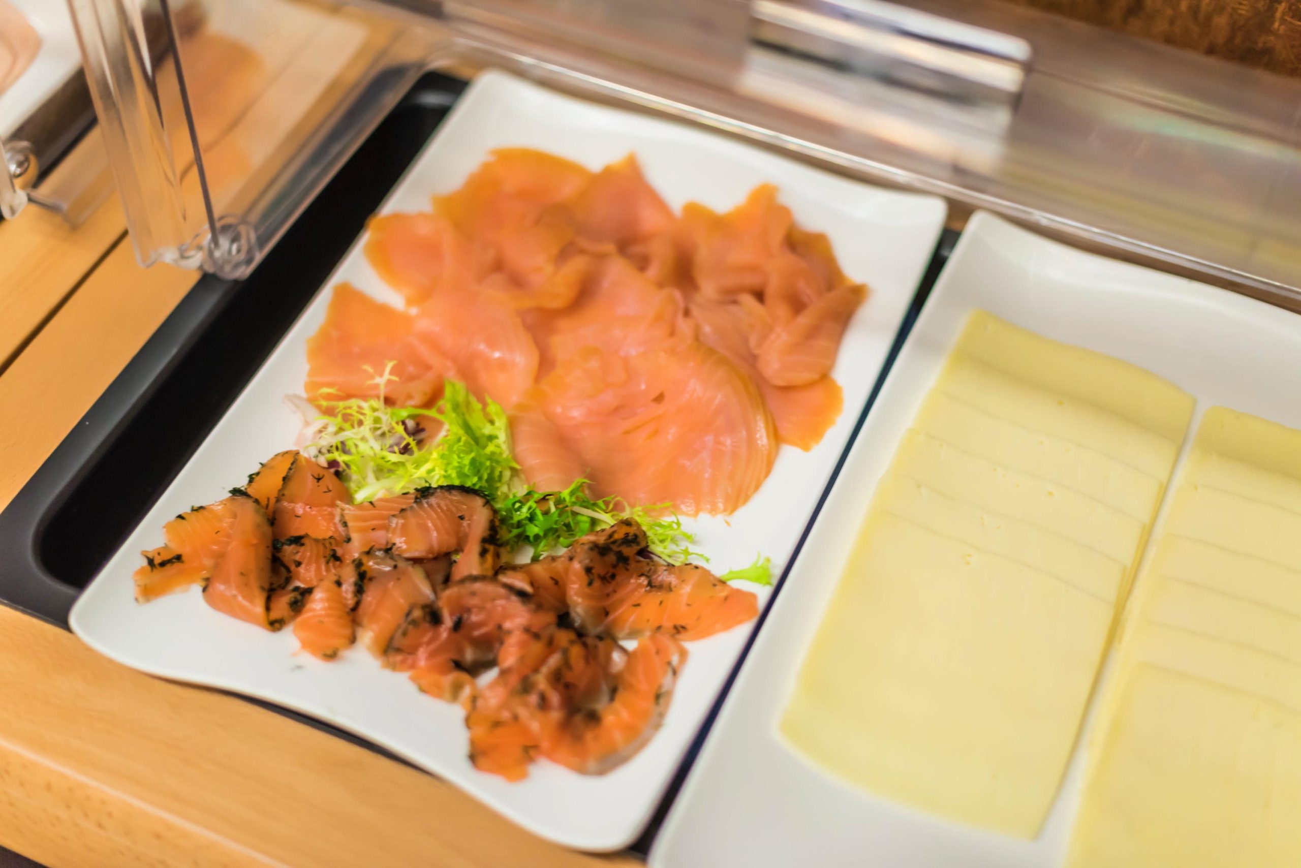 Restaurant — grilled salmon